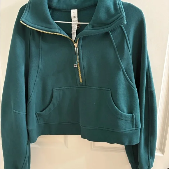 lululemon athletica Teal Cowl Neck Sweater - Picture 2 of 5